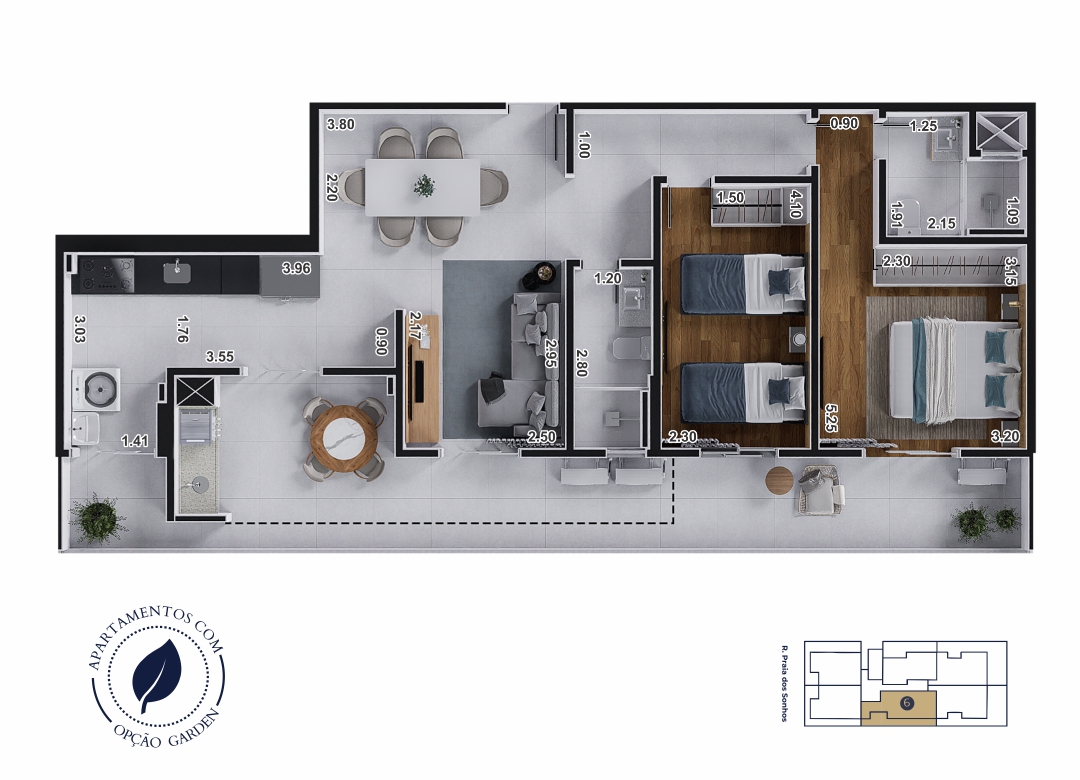 Apartamento 16 Residencial Azure
